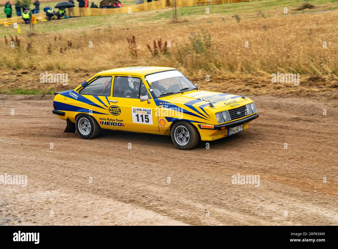 ADAC Eifel Rally Festival 2023, Ford Escort RS2000, Vulkaneifel, Eifel, Rhénanie-Palatinat, Allemagne Banque D'Images