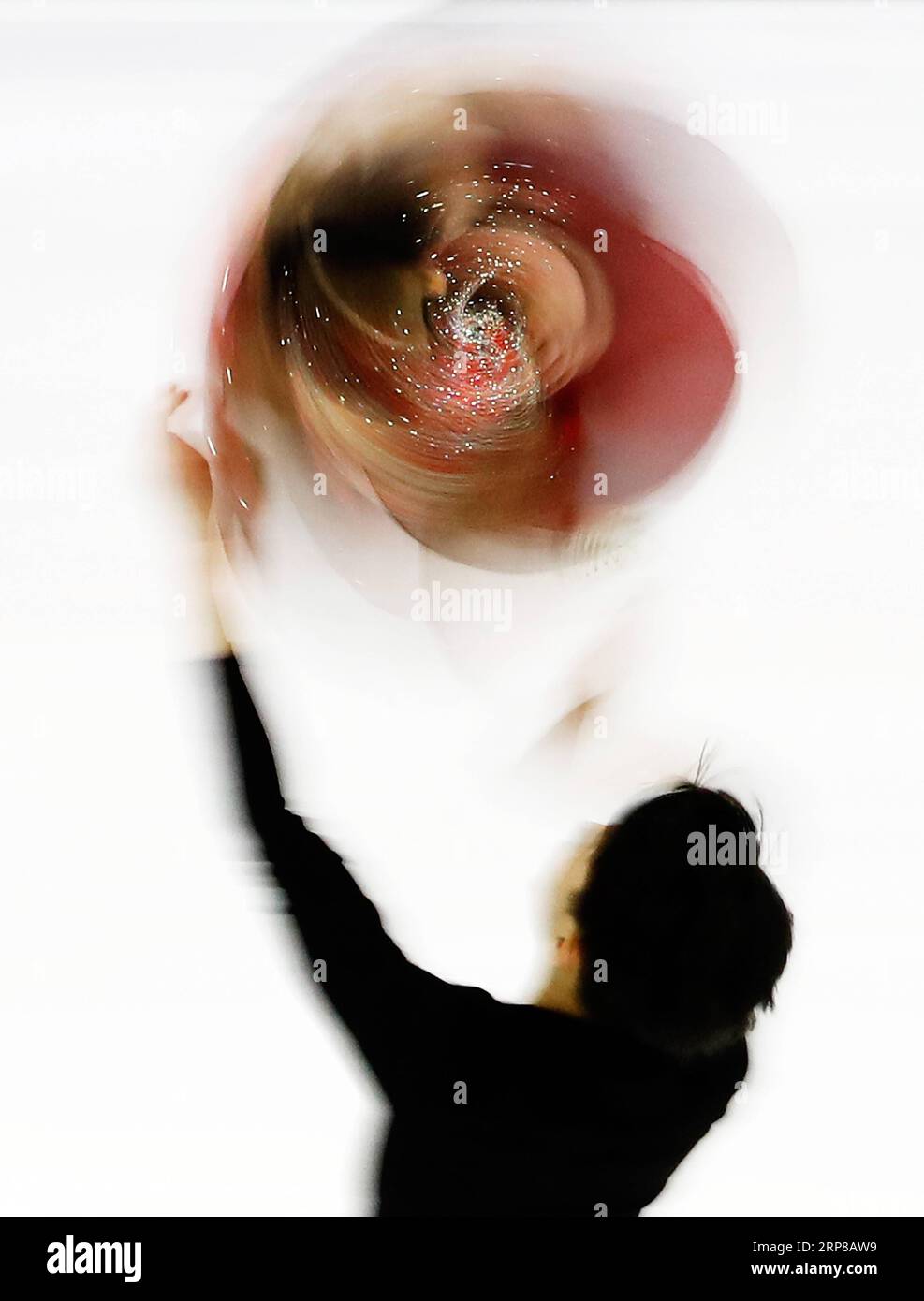 (190225) -- BEIJING, 25 février 2019 -- Liu Motong (haut)/Wang Tianze se produisent lors de la compétition de patinage libre en couple lors du Championnat national chinois de patinage artistique 2018/2019 Competiton à Changchun, dans la province de Jilin du nord-est de la Chine, le 24 février 2019.) PHOTOS XINHUA DU JOUR WangxLili PUBLICATIONxNOTxINxCHN Banque D'Images