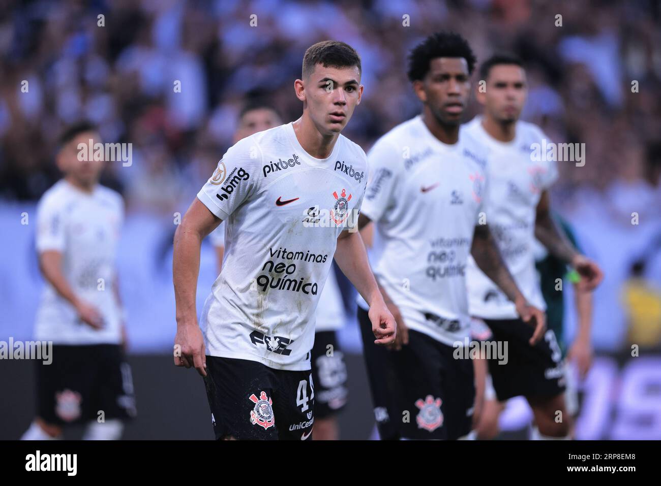Sao Paulo, Brésil. 03 septembre 2023. SP - SAO PAULO - 09/03/2023 - BRASILEIRO A 2023, CORINTHIANS X PALMEIRAS - Gabriel Moscardo, joueur des Corinthiens lors d'un match contre Palmeiras au stade Arena Corinthiens pour le championnat brésilien A 2023. Photo : Ettore Chiereguini/AGIF crédit : AGIF/Alamy Live News Banque D'Images