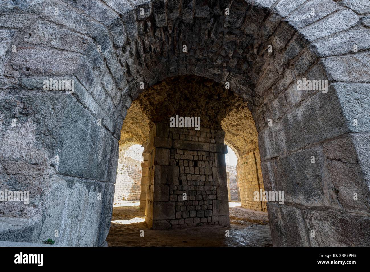 Centre de traitement (Temple de guérison). Asclépiéion de Pergame. Bergama, Turquie Banque D'Images