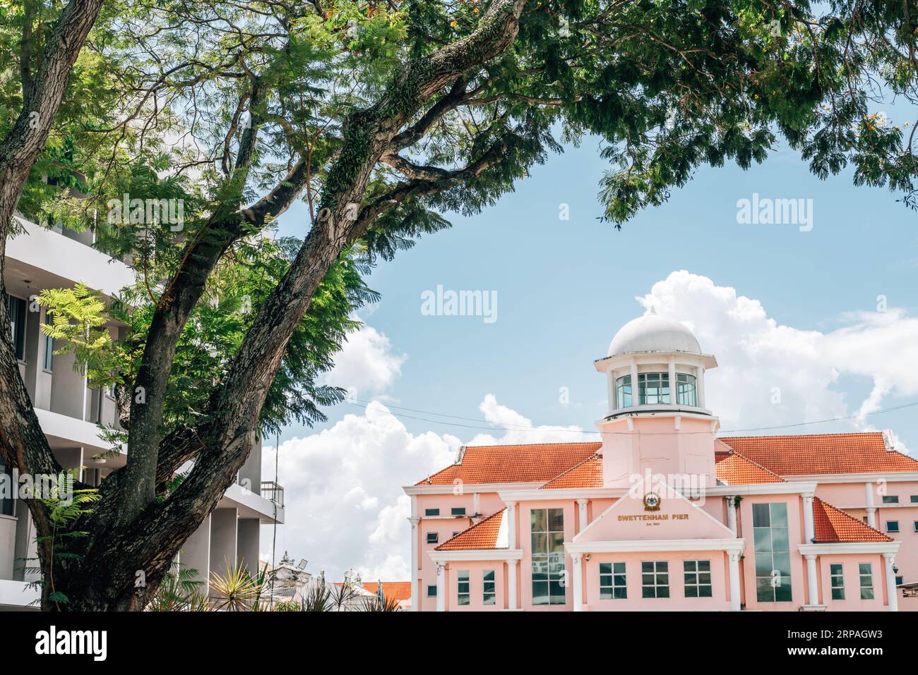 Penang, Malaisie - 7 juillet 2023 : Georgetown Swettenham Pier Cruise terminal Banque D'Images