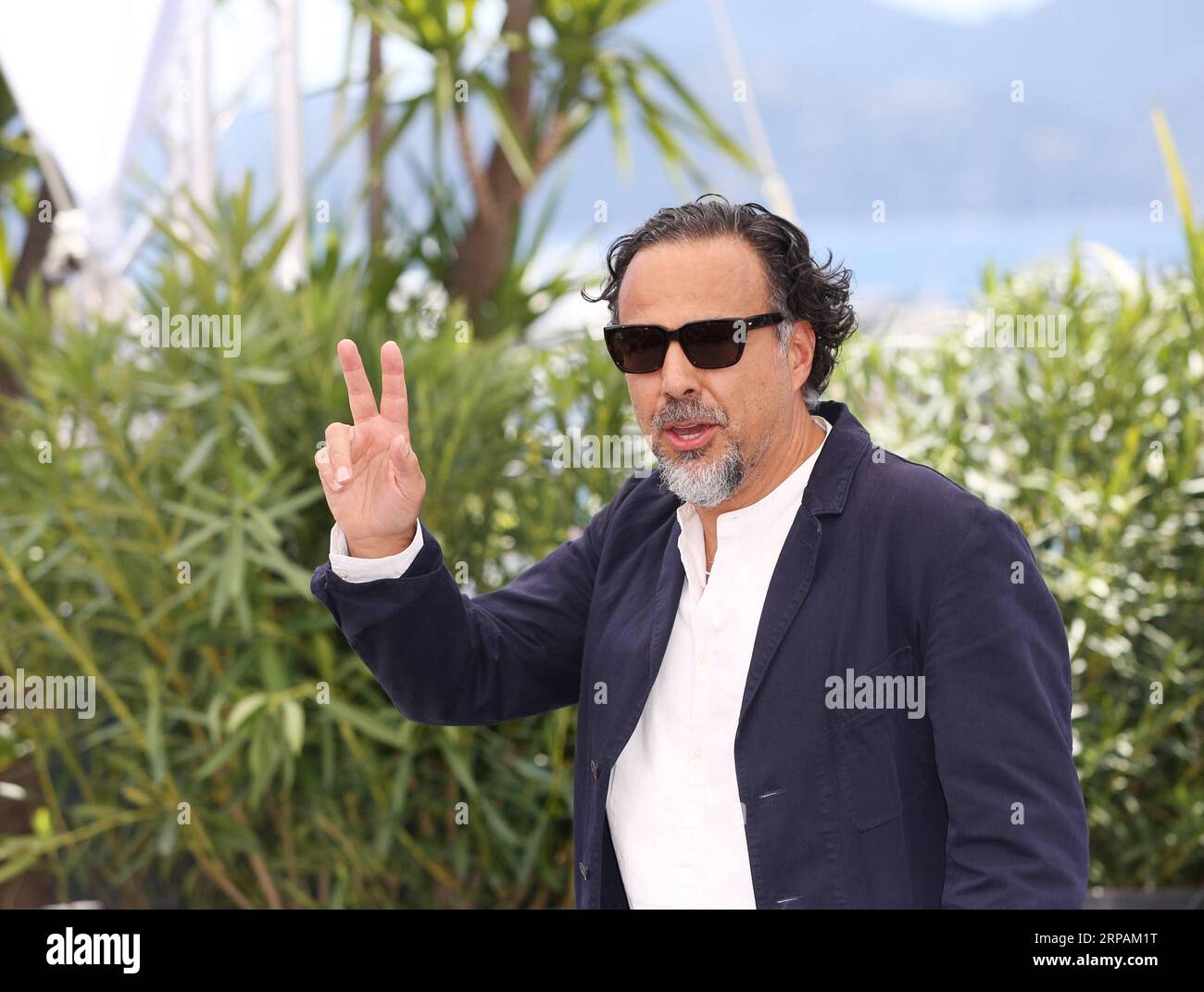 (190514) -- CANNES, 14 mai 2019 (Xinhua) -- le réalisateur mexicain et président du jury du Festival de Cannes Alejandro Gonzalez Inarritu pose pour des photos lors d'un photocall à Cannes, France, le 14 mai 2019. (Xinhua/Gao Jing) FRANCE-CANNES-72E FESTIVAL INTERNATIONAL DU FILM-JURY PUBLICATIONxNOTxINxCHN Banque D'Images