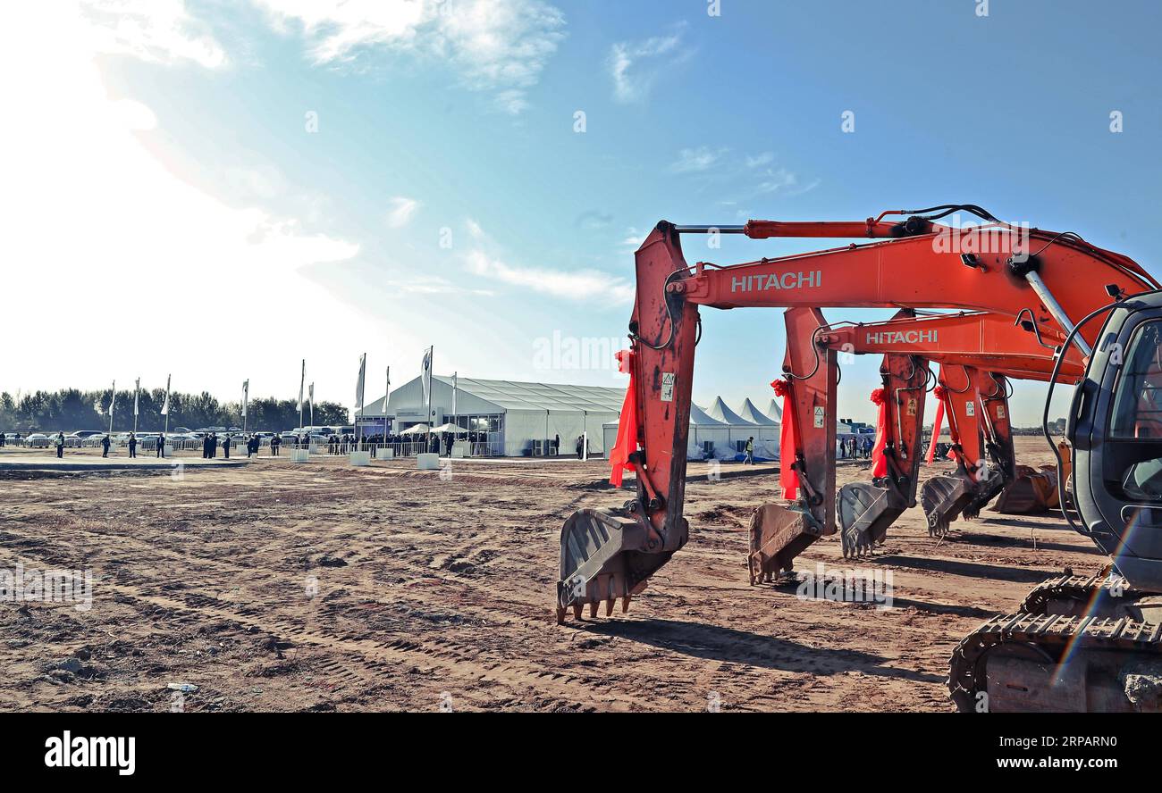 (190518) -- PÉKIN, 18 mai 2019 -- une photo prise le 11 octobre 2018 montre le chantier de construction de la nouvelle usine BMW Brilliance Tiexi à Shenyang, dans la province du Liaoning au nord-est de la Chine. Xinhua Headlines : les entreprises européennes se réjouissent des perspectives de croissance en Chine YangxQing PUBLICATIONxNOTxINxCHN Banque D'Images