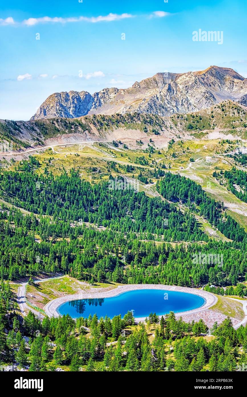 Le Parc National du Mercantour en France Banque D'Images