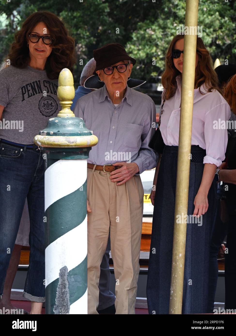 Venise, Italie. 04 septembre 2023. Jour 6 - arrivées à l'Imbarcadero - sur la photo : Valerie Lemercier et Woody Allen crédit : Agence photo indépendante/Alamy Live News Banque D'Images