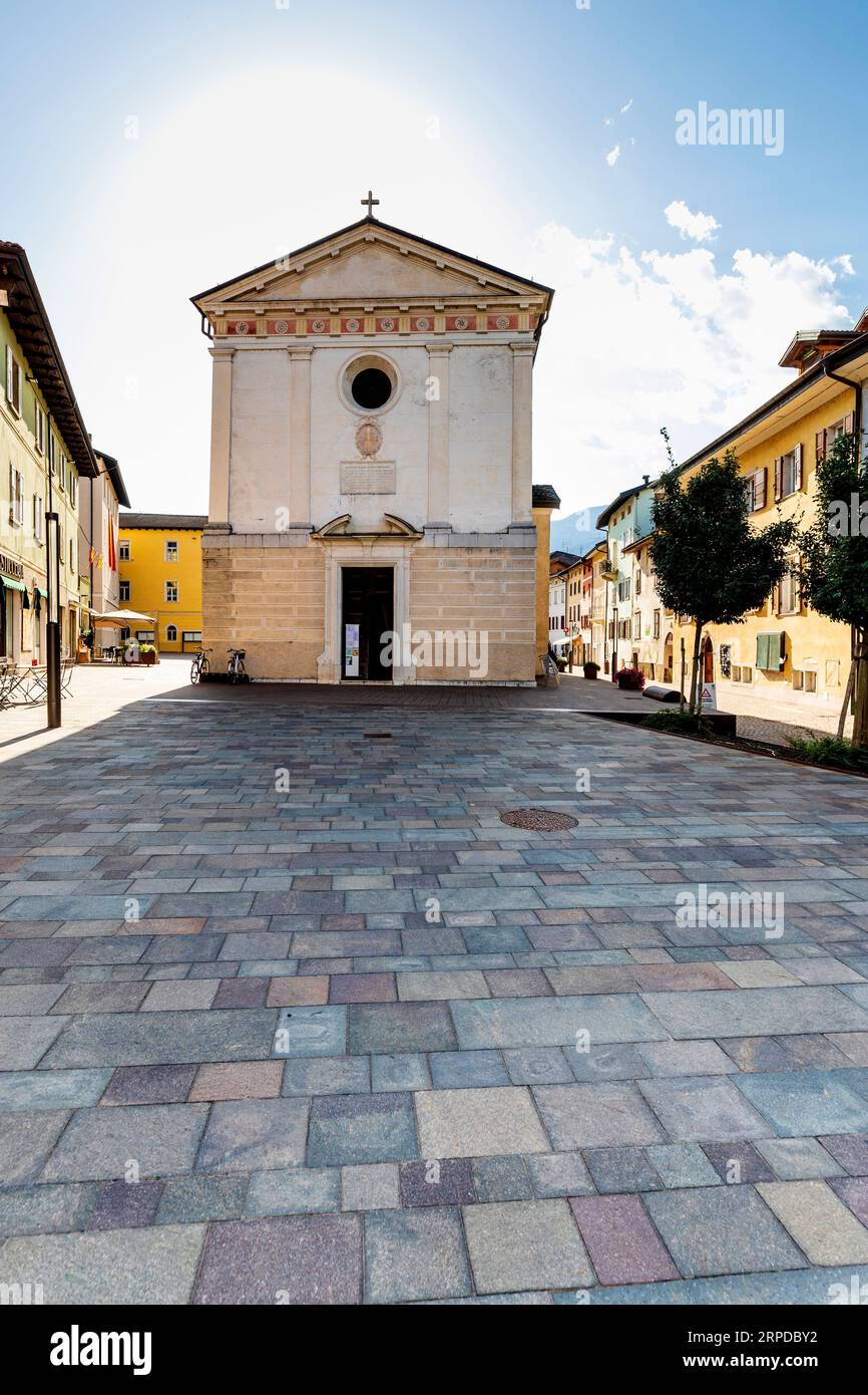 Italie Trentino Borgo Valsugana - Église de Saint Anne (17e siècle) Banque D'Images