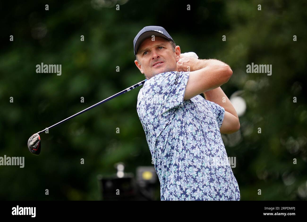 Photo du dossier datée du 01-07-2023 de Justin Rose, de l'Angleterre. Le capitaine européen Luke Donald a choisi Tommy Fleetwood, Sepp Straka, Justin Rose, Shane Lowry, Nicolai Hojgaard et Ludvig Aberg comme Wild cards pour la 44e Ryder Cup à Rome. Date de parution : lundi 4 septembre 2023. Banque D'Images