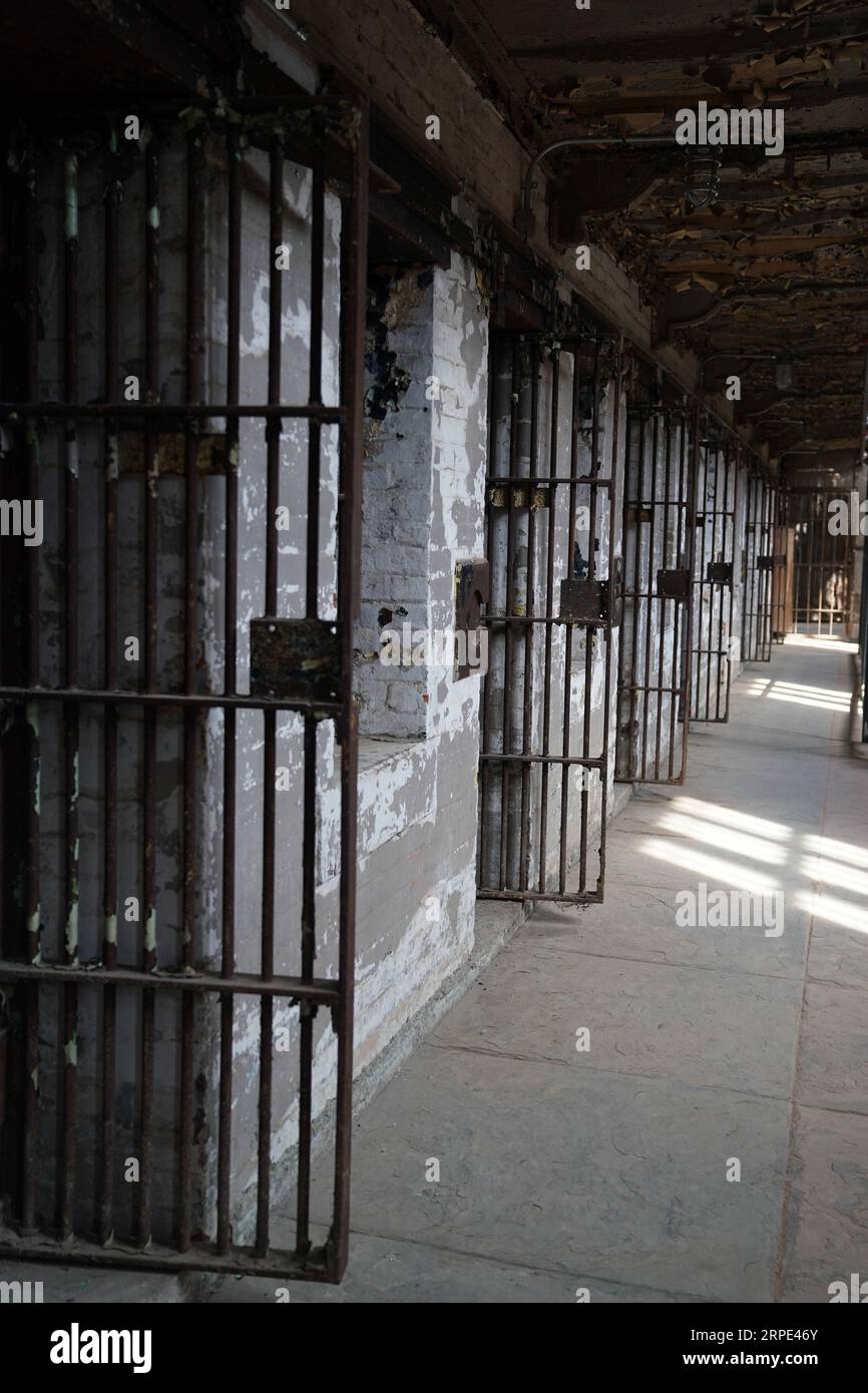 (190817) -- MANSFIELD, 17 août 2019 -- la photo prise le 16 août 2019 montre des parties de l'ancienne réforme de l'État de l'Ohio où la rédemption Shawshank a été filmée dans la ville de Mansfield, Ohio, États-Unis. Des événements ont eu lieu à Mansfield pour célébrer le 25e anniversaire de la projection du film The Shawshank Redemption . U.S.-OHIO- LA RÉDEMPTION SHAWSHANK -25E ANNIVERSAIRE LIUXJIE PUBLICATIONXNOTXINXCHN Banque D'Images