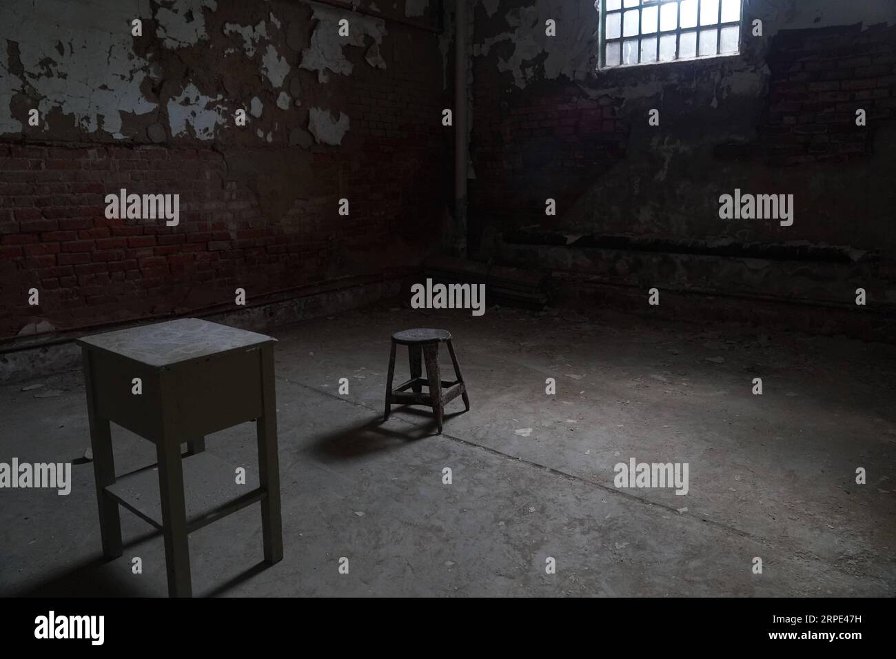 (190817) -- MANSFIELD, 17 août 2019 -- la photo prise le 16 août 2019 montre des parties de l'ancienne réforme de l'État de l'Ohio où la rédemption Shawshank a été filmée dans la ville de Mansfield, Ohio, États-Unis. Des événements ont eu lieu à Mansfield pour célébrer le 25e anniversaire de la projection du film The Shawshank Redemption . U.S.-OHIO- LA RÉDEMPTION SHAWSHANK -25E ANNIVERSAIRE LIUXJIE PUBLICATIONXNOTXINXCHN Banque D'Images