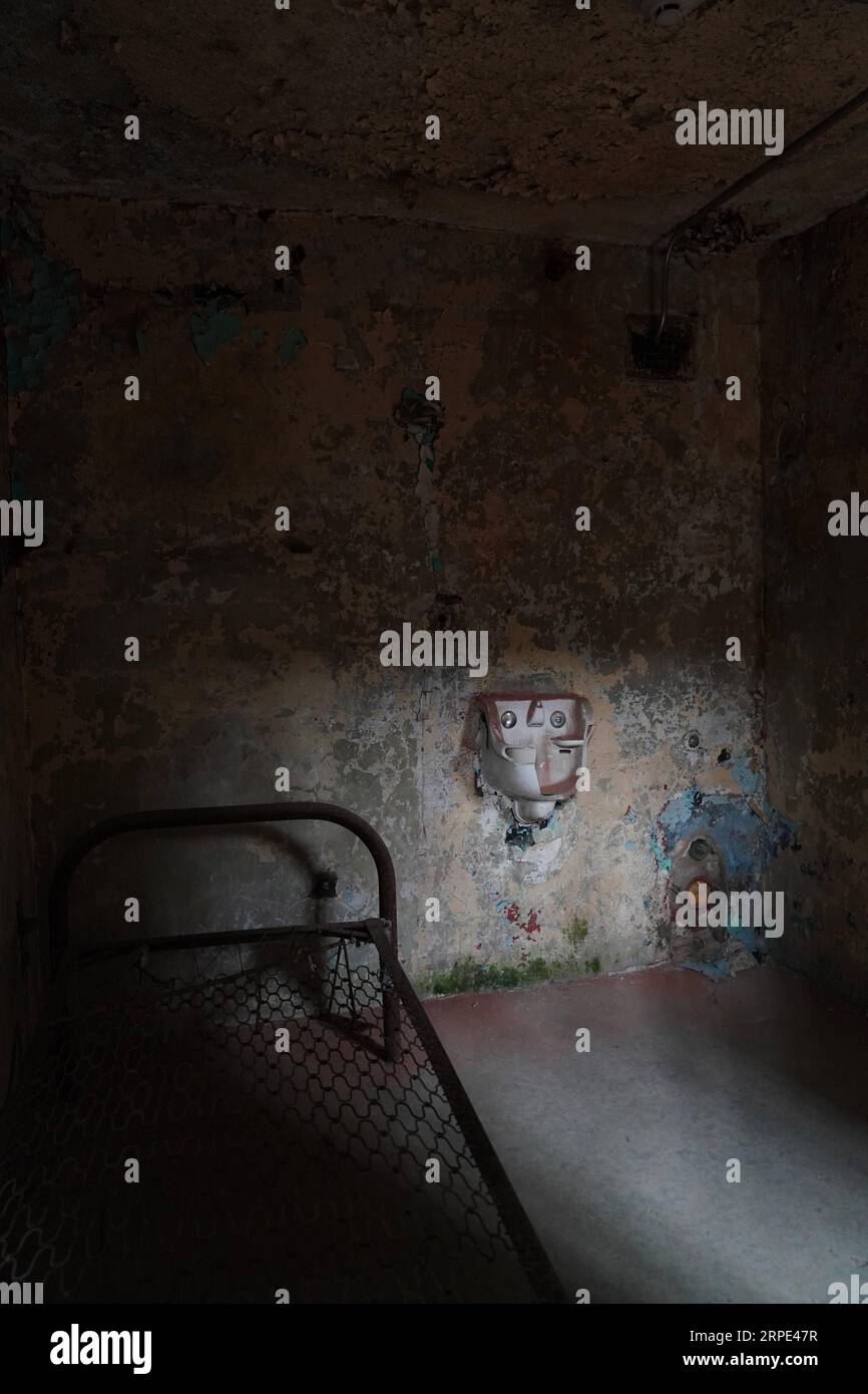 (190817) -- MANSFIELD, 17 août 2019 -- la photo prise le 16 août 2019 montre des parties de l'ancienne réforme de l'État de l'Ohio où la rédemption Shawshank a été filmée dans la ville de Mansfield, Ohio, États-Unis. Des événements ont eu lieu à Mansfield pour célébrer le 25e anniversaire de la projection du film The Shawshank Redemption . U.S.-OHIO- LA RÉDEMPTION SHAWSHANK -25E ANNIVERSAIRE LIUXJIE PUBLICATIONXNOTXINXCHN Banque D'Images