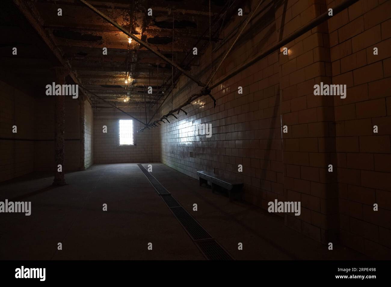 (190817) -- MANSFIELD, 17 août 2019 -- la photo prise le 16 août 2019 montre des parties de l'ancienne réforme de l'État de l'Ohio où la rédemption Shawshank a été filmée dans la ville de Mansfield, Ohio, États-Unis. Des événements ont eu lieu à Mansfield pour célébrer le 25e anniversaire de la projection du film The Shawshank Redemption . U.S.-OHIO- LA RÉDEMPTION SHAWSHANK -25E ANNIVERSAIRE LIUXJIE PUBLICATIONXNOTXINXCHN Banque D'Images