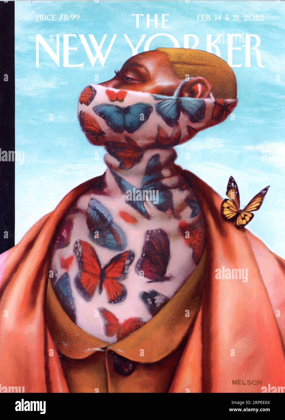 Couverture du magazine 'The New Yorker', édition des 14 et 21 février 2022, États-Unis Banque D'Images