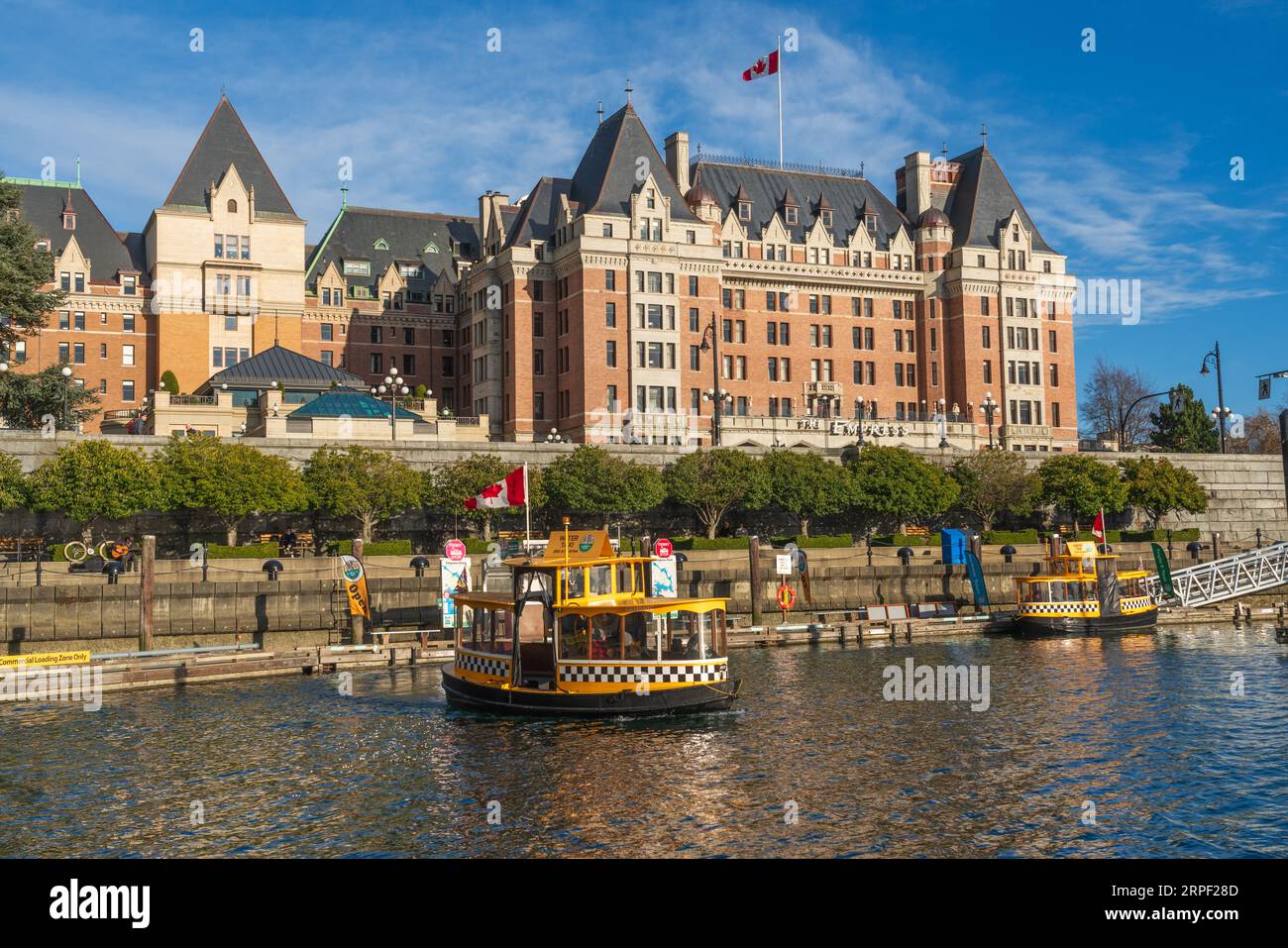 L'Hôtel Empress à Victoria, île de Vancouver, Colombie-Britannique, Canada. Banque D'Images