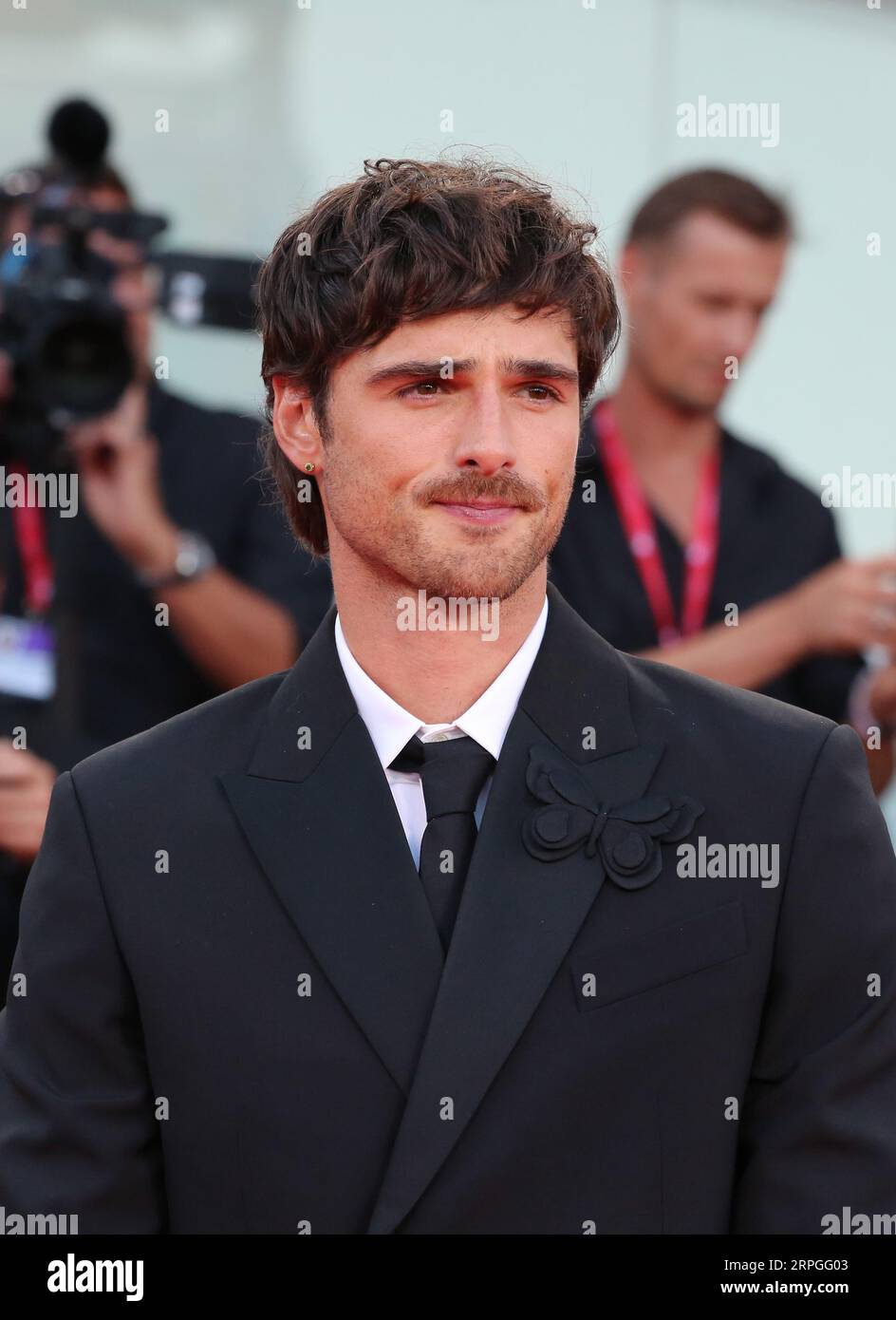 Venise, Italie, 4 septembre 2023. Jacob Elordi arrive sur le tapis rouge pour la projection de gala du film Priscilla au 80e Festival International du film de Venise à Venise, en Italie. Crédit : Doreen Kennedy/Alamy Live News. Banque D'Images