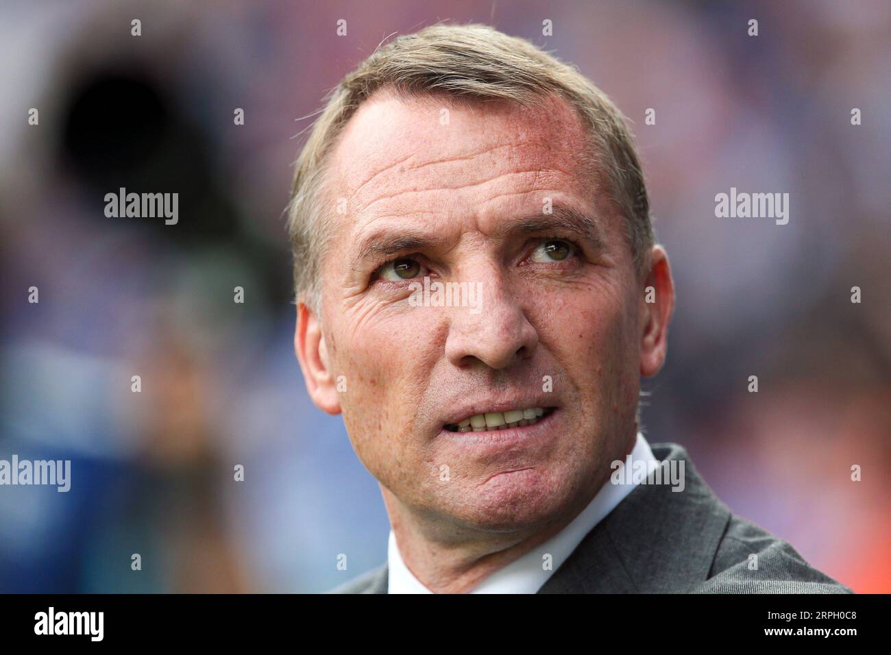 BRENDAN RODGERS, actuellement entraîneur de football au Celtic football club, un club écossais de première division basé à Glasgow. Banque D'Images