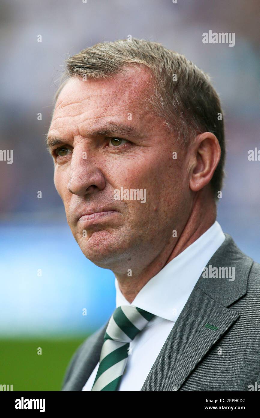 BRENDAN RODGERS, actuellement entraîneur de football au Celtic football club, un club écossais de première division basé à Glasgow. Banque D'Images