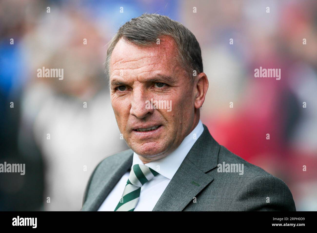 BRENDAN RODGERS, actuellement entraîneur de football au Celtic football club, un club écossais de première division basé à Glasgow. Banque D'Images