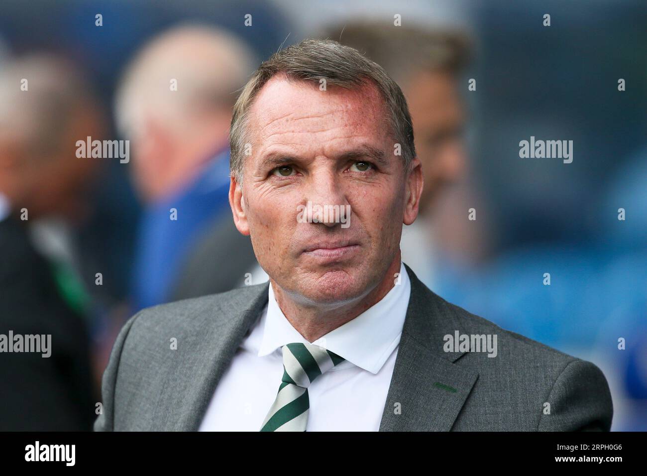 BRENDAN RODGERS, actuellement entraîneur de football au Celtic football club, un club écossais de première division basé à Glasgow. Banque D'Images