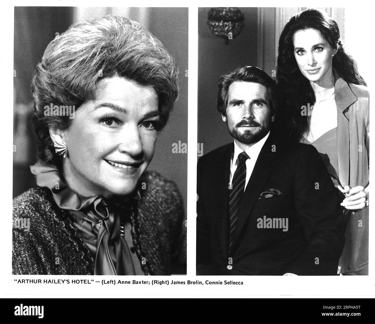 Série télévisée D'HÔTEL JAMES BROLIN Connie Sellecca Banque D'Images