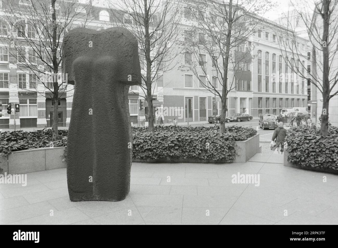 Broadgate à Liverpool Steet dans l'est de Londres au début des années 1990 Banque D'Images