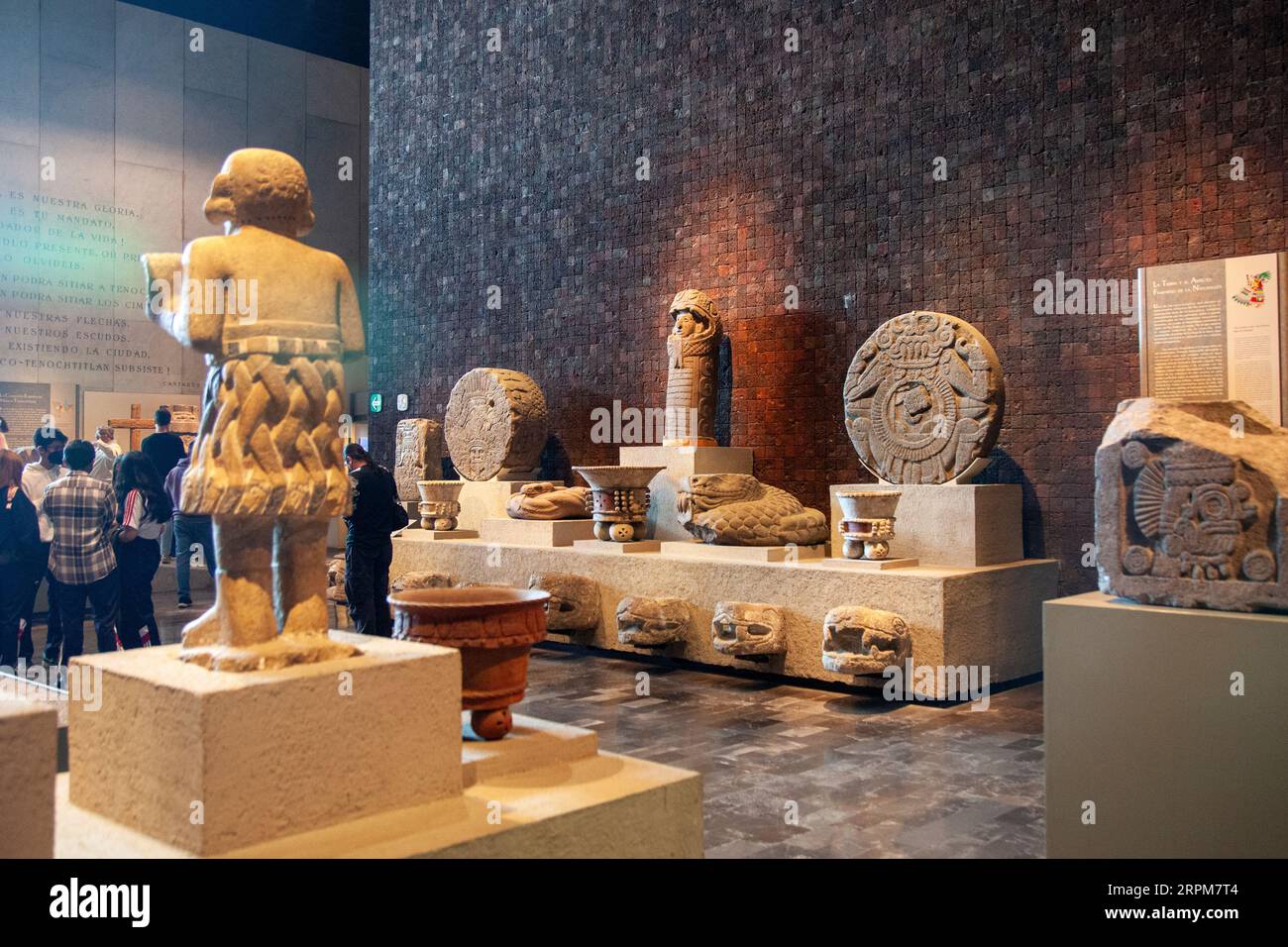 Museo Nacional de Antropología à Mexico, Mexique Banque D'Images