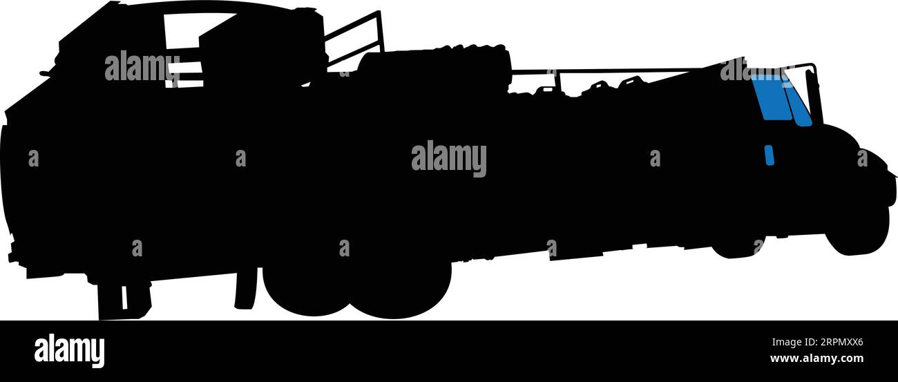 Véhicule de déjouage pour baril de circulation de zone de construction Illustration de Vecteur