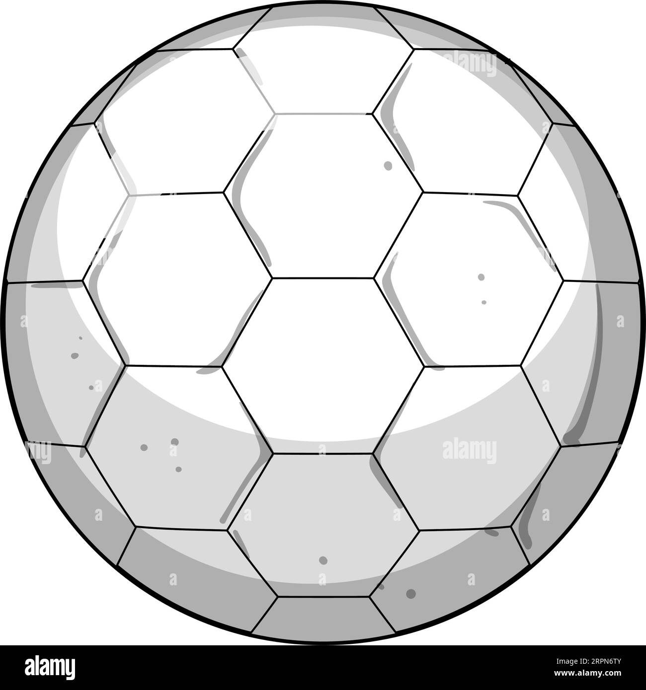 illustration vectorielle de dessin animé de ballon de football de sport Illustration de Vecteur