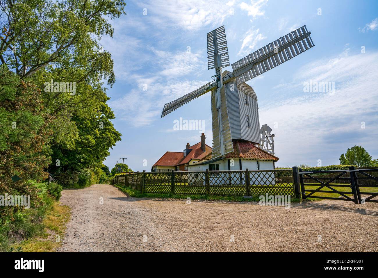 Moulin à vent Thorpeness à Thorpeness, Suffolk, Angleterre , Royaume-Uni Banque D'Images