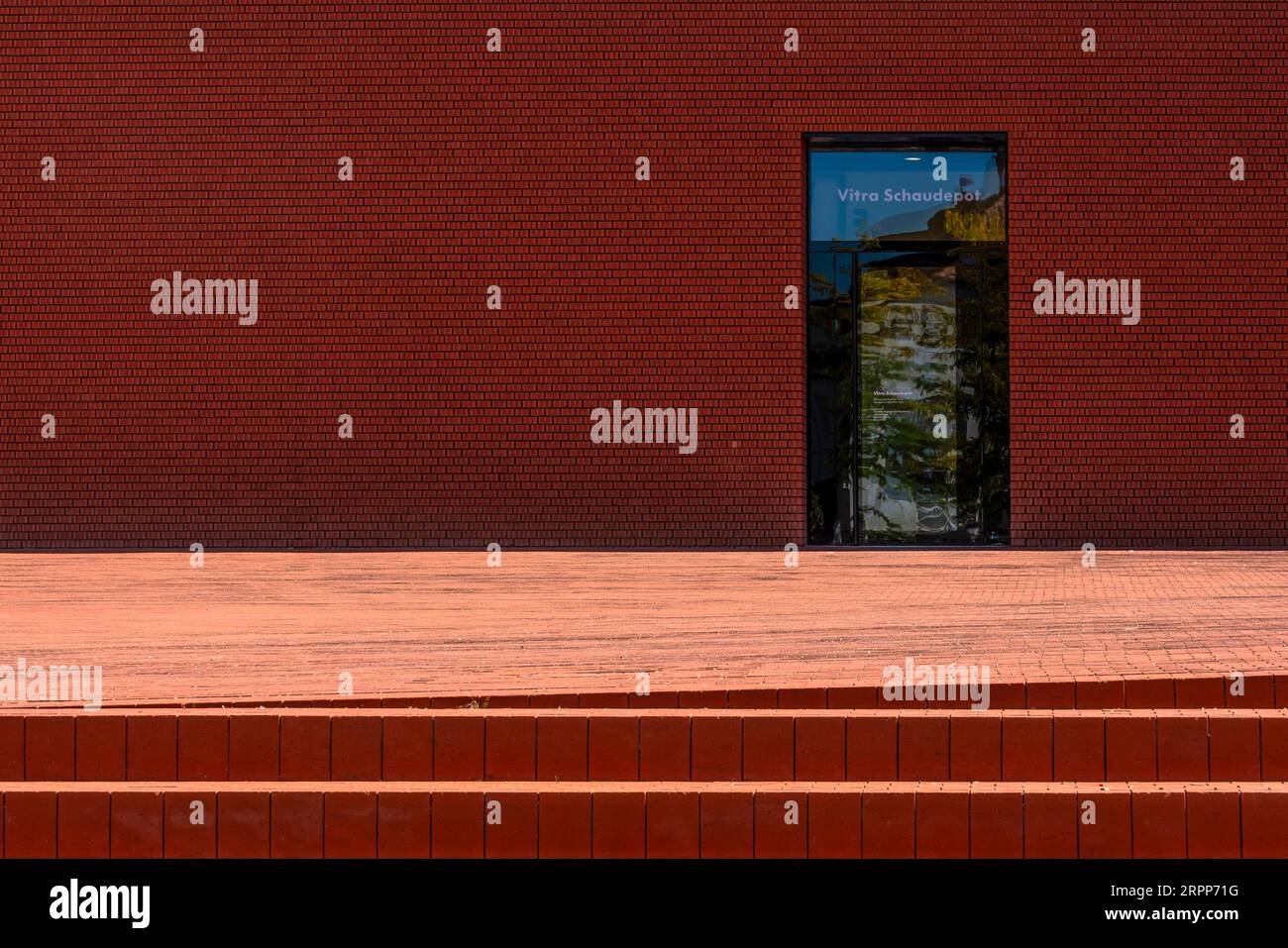 Vitra Campus Schaudepot par les architectes Herzog & de Meuron. Weil am Rhein, Allemagne. Banque D'Images
