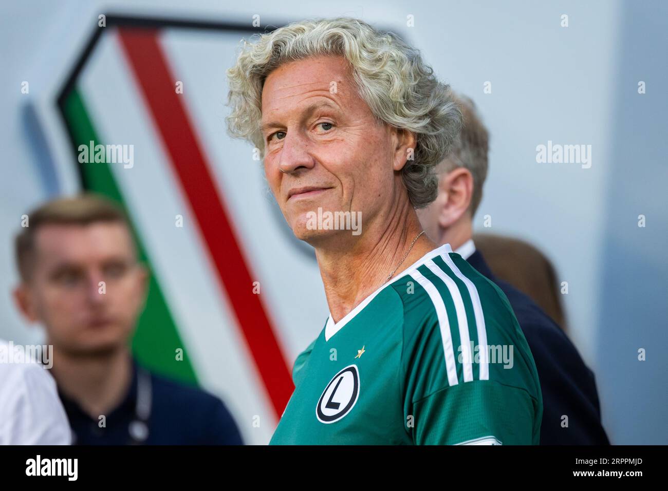 Dariusz Mioduski président de Legia vu lors du match polonais PKO Ekstraklasa League entre Legia Warszawa et Korona Kielce au Marshal Jozef Pilsudski Legia Warsaw Municipal Stadium.score final ; Legia Warszawa 1:0 Korona Kielce. (Photo Mikolaj Barbanell / SOPA Images/Sipa USA) Banque D'Images