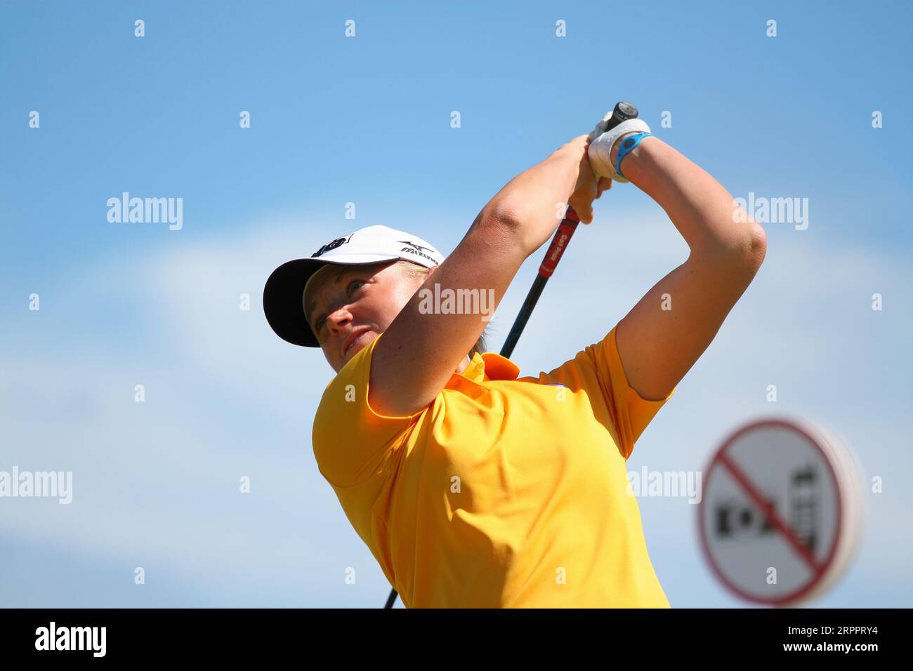 Stacy Lewis, des États-Unis, a été nommée capitaine de l'équipe américaine pour 2023 matchs de la Solheim Cup qui se dérouleront du 22 au 24 septembre à la Finca Cortesin en Espagne. Ici Banque D'Images