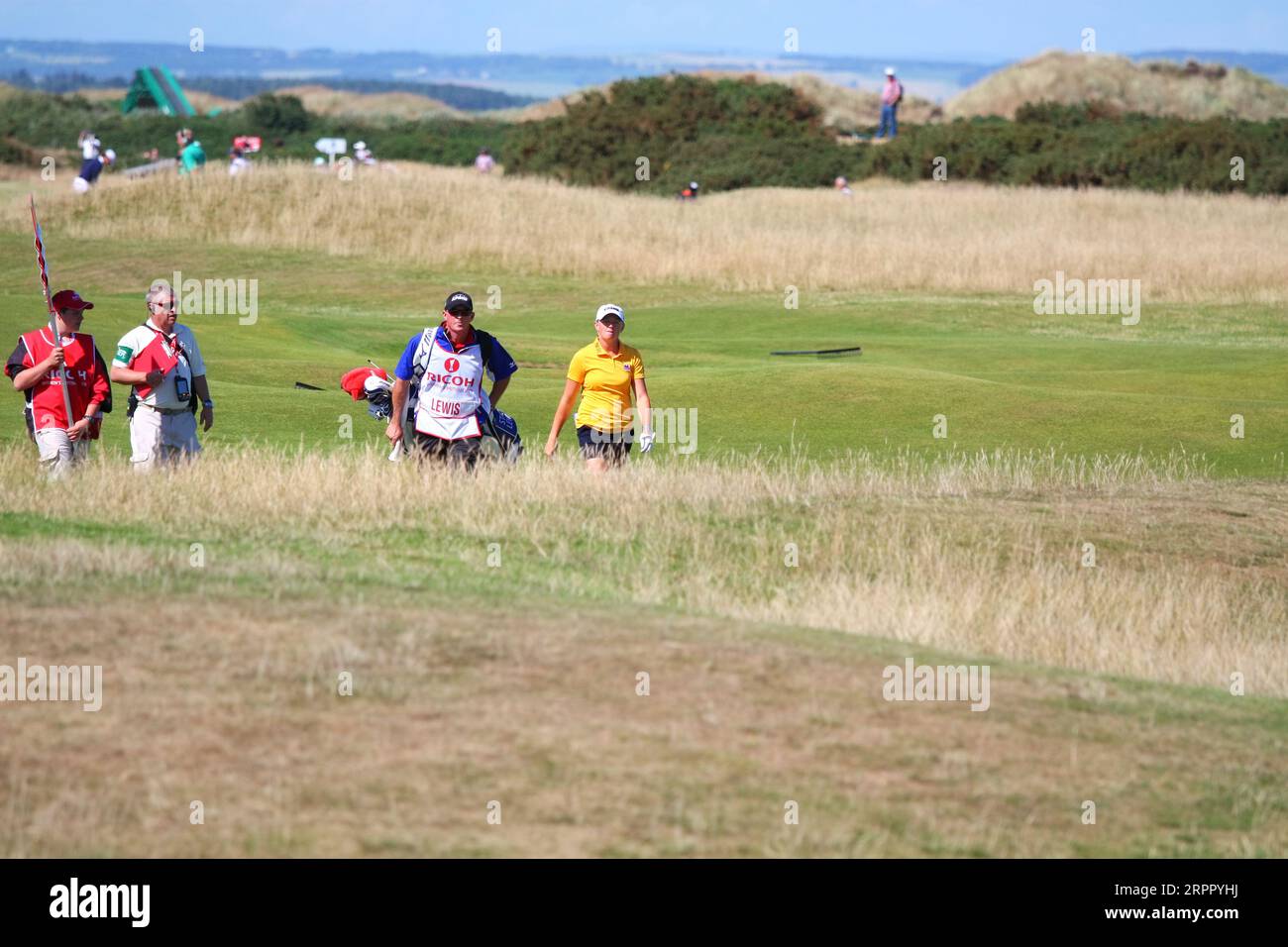 Stacy Lewis, des États-Unis, a été nommée capitaine de l'équipe américaine pour 2023 matchs de la Solheim Cup qui se dérouleront du 22 au 24 septembre à la Finca Cortesin en Espagne. Ici Banque D'Images