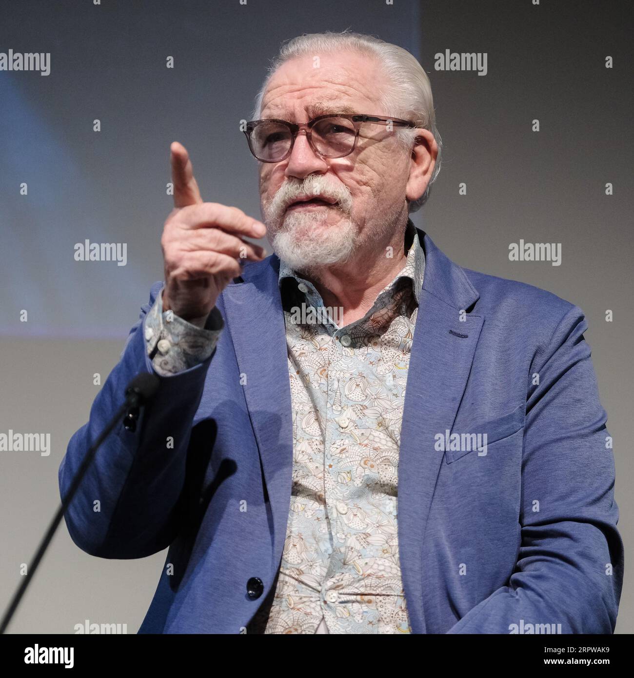 Londres, Royaume-Uni. 5 septembre 2023. Brian Cox photographié pendant Brian Cox : 50 ans à l'écran au BFI Southbank. Brian était en conversation avec Mark Kermode. Plus tard dans la soirée, Mark et Brian sont retournés à l'écran pour présenter une projection de Manhunter dans laquelle Brian jouait Hannibal Lecter. Photo de Julie Edwards crédit : JEP Celebrity photos/Alamy Live News Banque D'Images