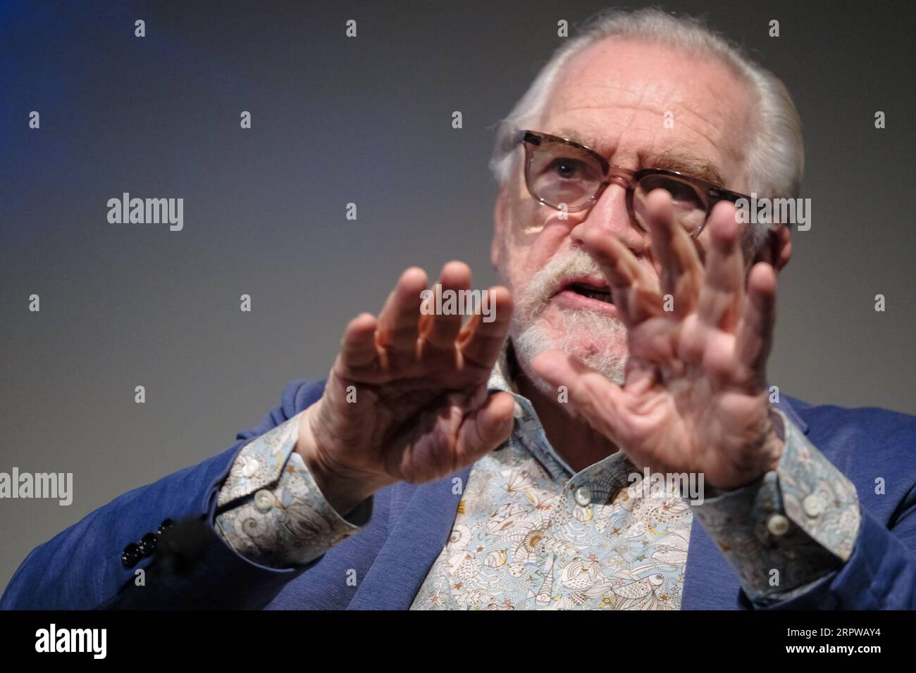 Londres, Royaume-Uni. 5 septembre 2023. Brian Cox photographié pendant Brian Cox : 50 ans à l'écran au BFI Southbank. Brian était en conversation avec Mark Kermode. Plus tard dans la soirée, Mark et Brian sont retournés à l'écran pour présenter une projection de Manhunter dans laquelle Brian jouait Hannibal Lecter. Photo de Julie Edwards crédit : JEP Celebrity photos/Alamy Live News Banque D'Images