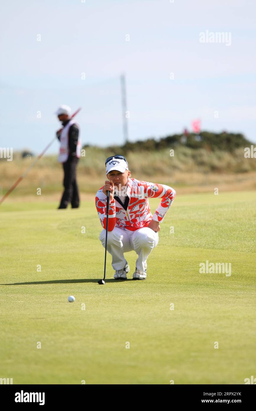 Morgan Pressel des USA a été nommé vice-capitaine de l'équipe américaine pour 2023 matchs de la Solheim Cup qui se joueront du 22 au 24 septembre à la Finca Cortesin à Spa Banque D'Images