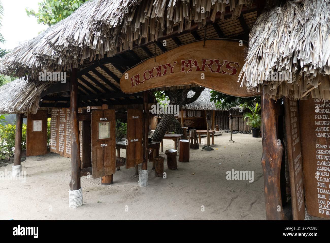 Bloody mary bora bora Banque de photographies et d’images à haute