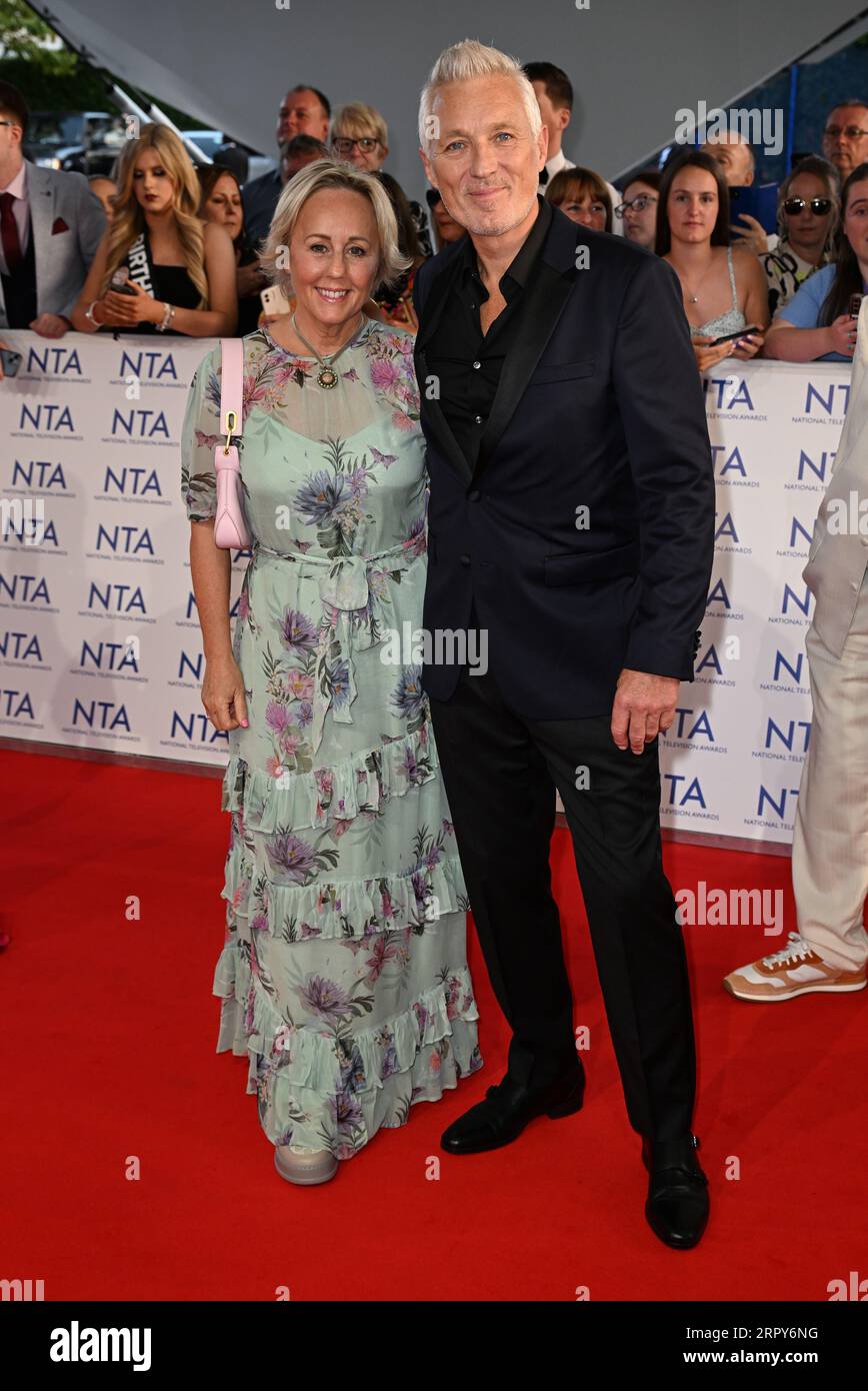 Londres, Royaume-Uni. 5 septembre 2023. Martin Kemp et Shirlie Kemp arrivent aux National Television Awards, O2 Arena, Londres. Crédit : Doug Peters/EMPICS/Alamy Live News Banque D'Images