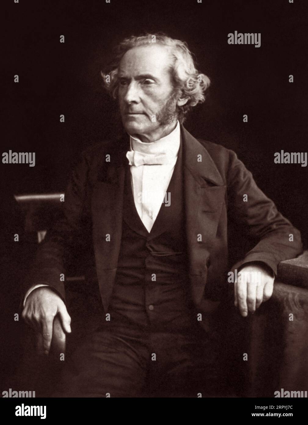 William Swan (21 juin 1791 – 18 janvier 1866) était un missionnaire écossais en Sibérie à Selenginsk près de la frontière chinoise et fut l'un des traducteurs (avec deux autres) de la Bible entière en mongol. Swan a servi avec la London Missionary Society en Russie de 1818 à 1840, lorsque le gouvernement russe a supprimé la mission sibérienne et expulsé les Cygnes et d'autres. (Photo c1850 de Thomas Rodger.) Banque D'Images