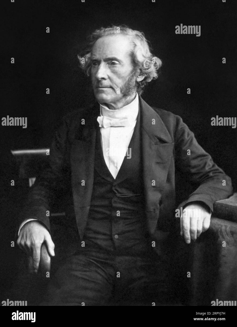 William Swan (21 juin 1791 – 18 janvier 1866) était un missionnaire écossais en Sibérie à Selenginsk près de la frontière chinoise et fut l'un des traducteurs (avec deux autres) de la Bible entière en mongol. Swan a servi avec la London Missionary Society en Russie de 1818 à 1840, lorsque le gouvernement russe a supprimé la mission sibérienne et expulsé les Cygnes et d'autres. (Photo c1850 de Thomas Rodger.) Banque D'Images