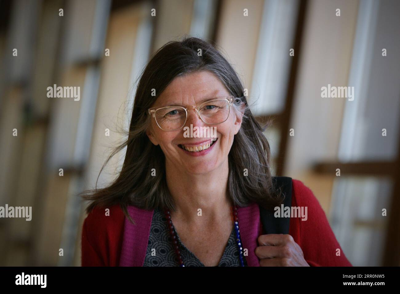 Édimbourg Écosse, Royaume-Uni 05 septembre 2023 Ariane Burgess, Parti vert écossais au Parlement écossais. crédit sst/alamy live news Banque D'Images