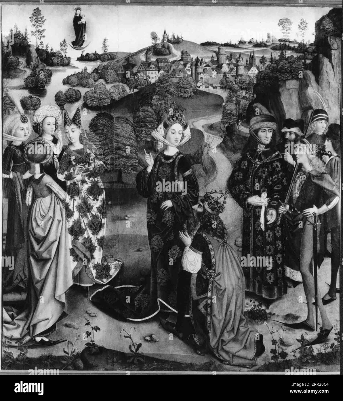 Kaiser Augustus und die tiburtinische Sibylle circa 1500 par Wolfgang Katzheimer Banque D'Images