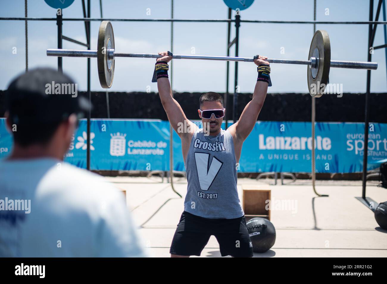 Lanzarote Summer Challenge, Championnat international de Crossfit à Lanzarote, Espagne. Ce championnat a reçu en 2022 le Distinguished Tour Banque D'Images