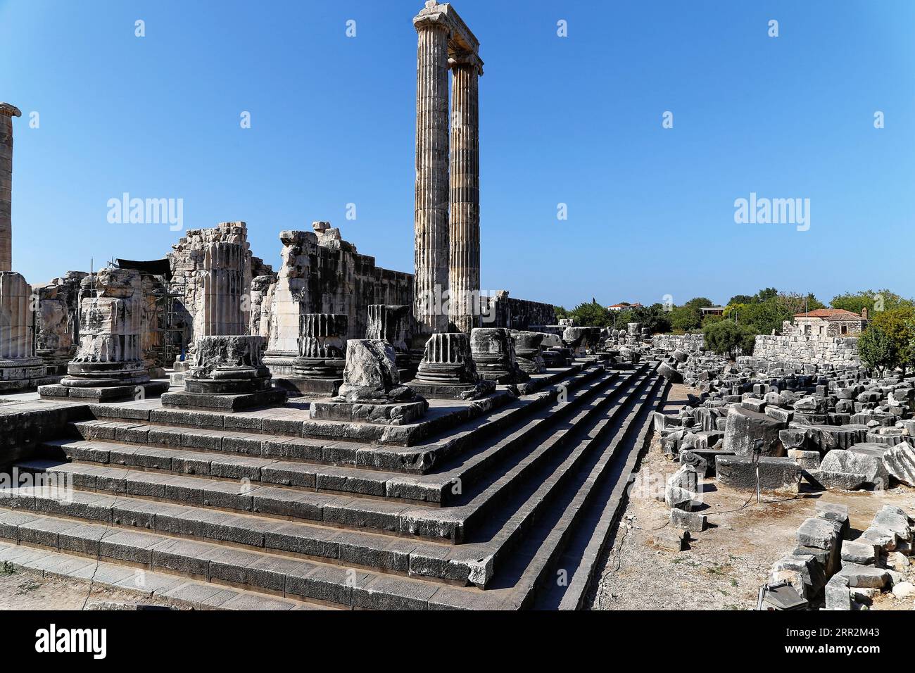 Didyma, Temple d'Apollon, Turquie Banque D'Images