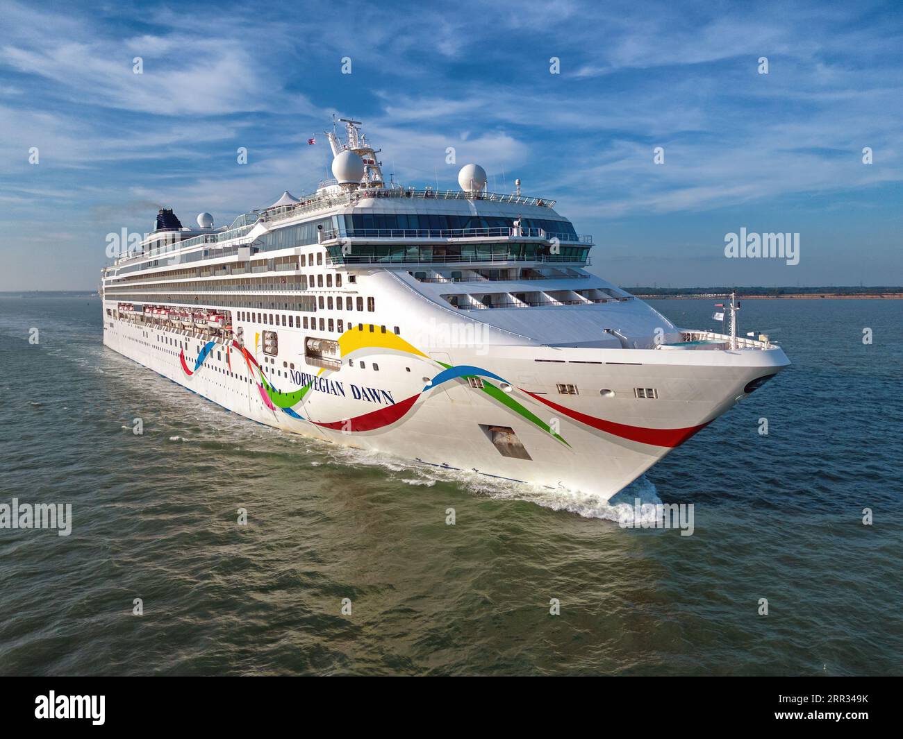 Norwegian Dawn est un navire de croisière de classe Libra exploité par Norwegian Cruise Line (NCL). Banque D'Images