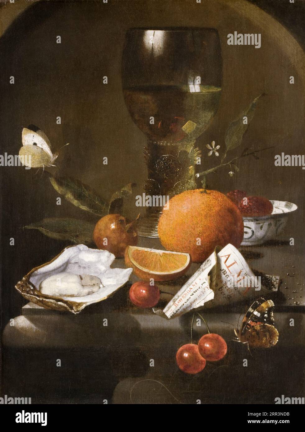 Breakfast-Piece 1693 de Martinus Nellius Banque D'Images