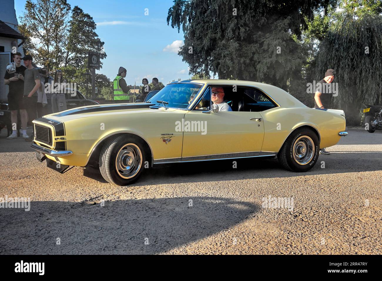 Chevrolet Camaro 427 jaune 1967 rare voiture de muscle vintage Banque D'Images