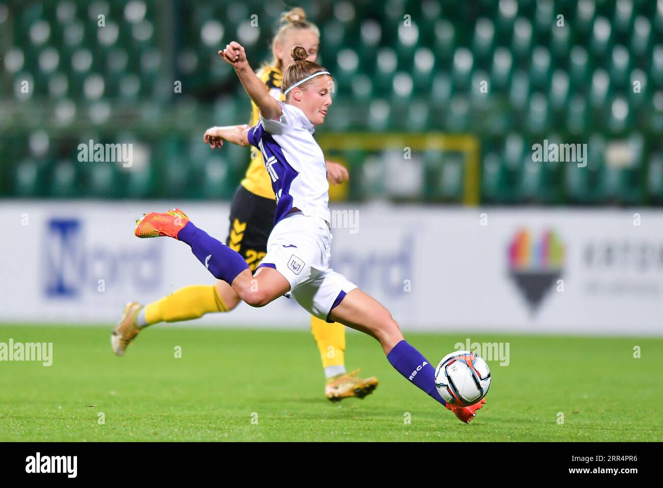 Katowice, Pologne. 06 septembre 2023. Laura Deloose lors du premier tour de qualification de l'UEFA Women's Champions League match de première étape entre Anderlecht et GKS Katowice le 6 septembre 2023 à Katowice, en Pologne. (Photo de PressFocus/Sipa USA) crédit : SIPA USA/Alamy Live News Banque D'Images