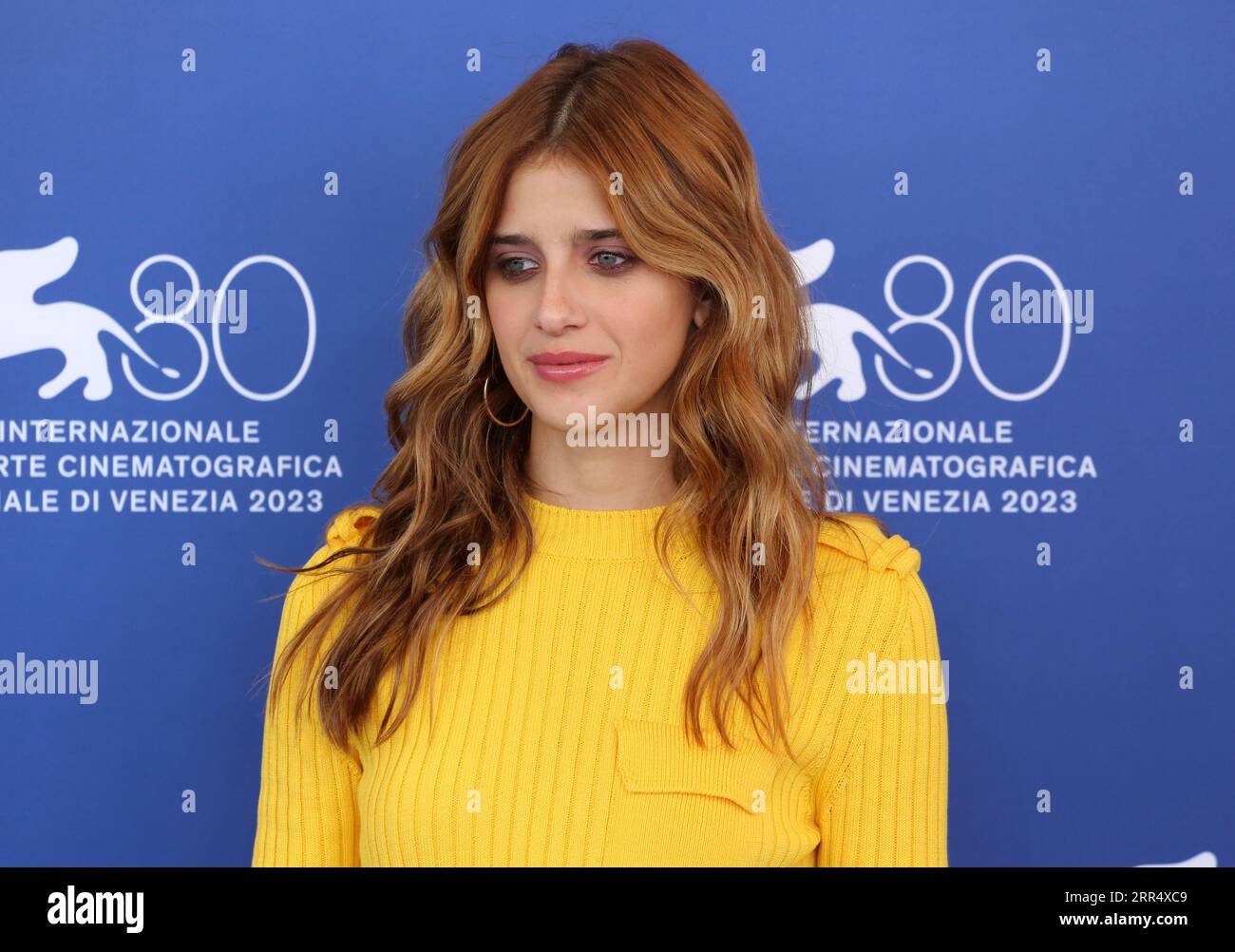 Venise, Italie, 5 septembre 2023. Benedetta Porcaroli à l'appel photo pour le film Enea au 80e Festival International du film de Venise. Crédit photo : Doreen Kennedy / Alamy Live News. Banque D'Images