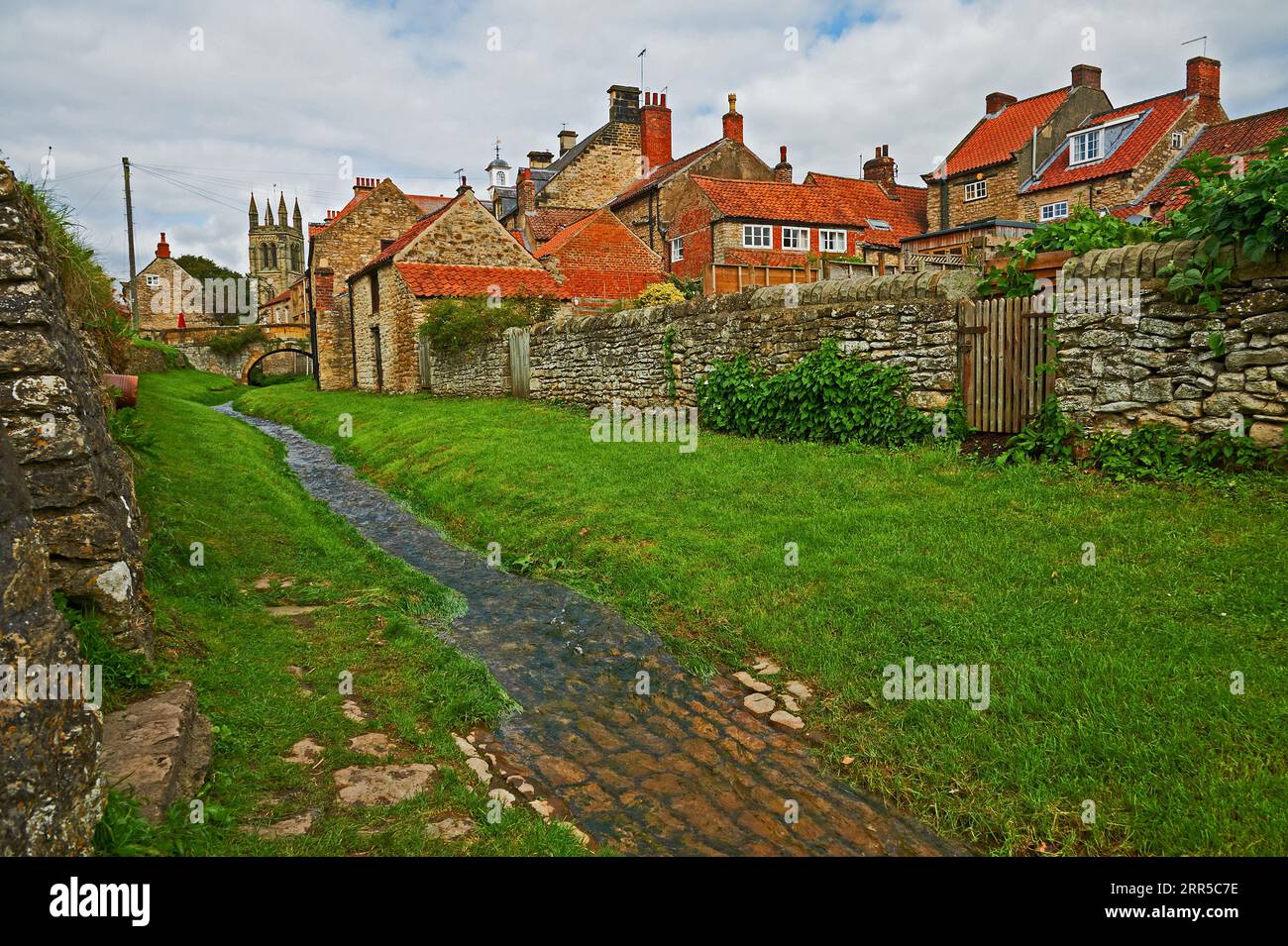 Helmsley, une petite ville de marché dans le North Yorkshire est une destination populaire pour les vacanciers et les touristes. Banque D'Images