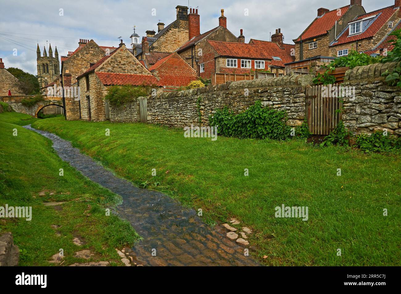 Helmsley, une petite ville de marché dans le North Yorkshire est une destination populaire pour les vacanciers et les touristes. Banque D'Images